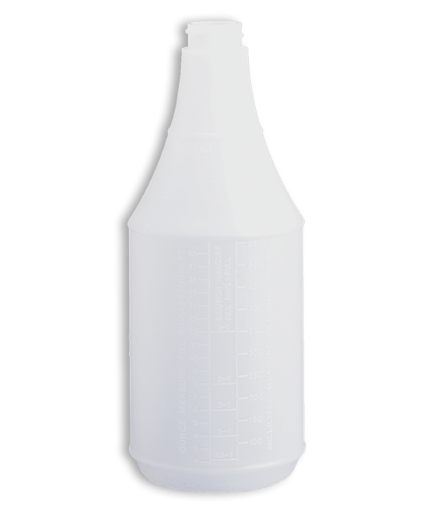 Bottle Round with Embossed Scale
