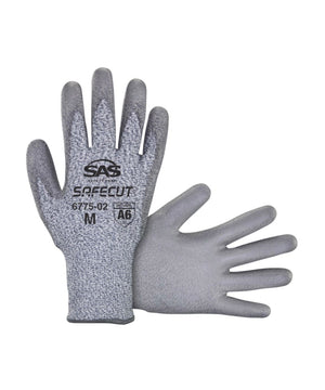 Knit Glove SafeCut Cut Resistant HPPE - PU Palm Pair