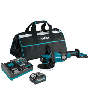 Makita 7" Rotary Polisher XGT Battery 40V (4.0ah) Kit GVP01M1