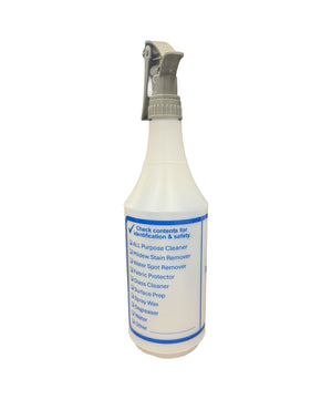 Bottle with Embossed Scale 32oz with Chemical Sprayer