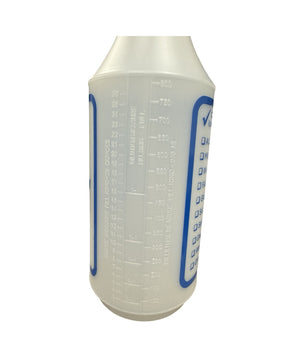 Bottle with Embossed Scale 32oz with Chemical Sprayer