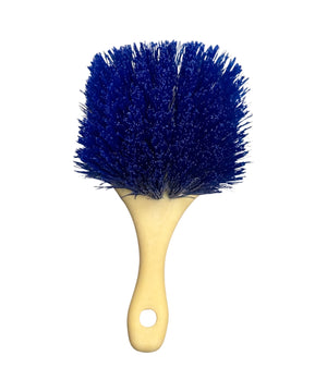 Utility Brush Blue Stiff Plastic Bristle