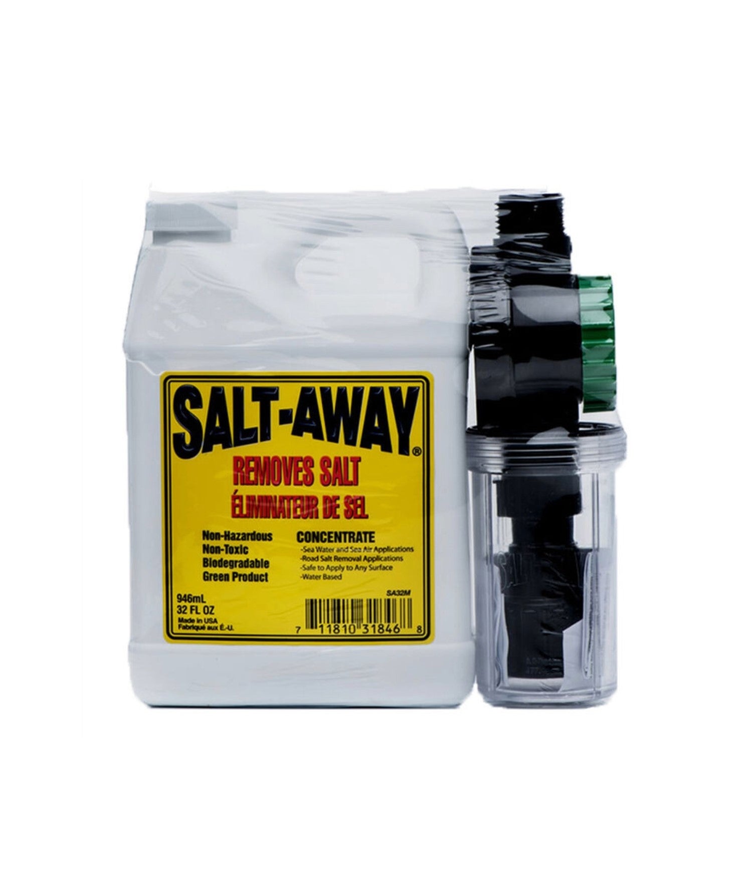 Salt-Away Concentrate Quart & 6oz Mixing Unit Kit
